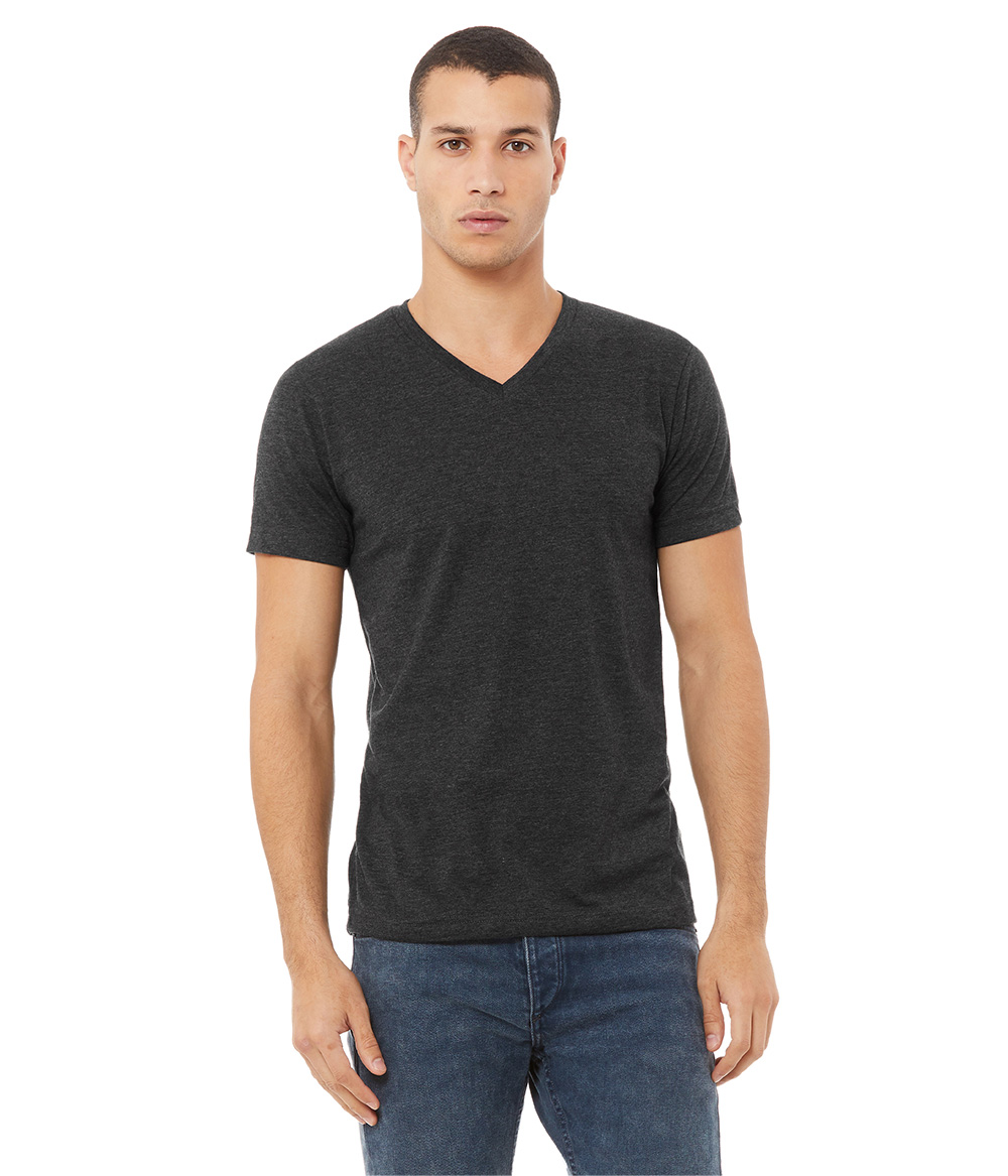 Unisex CVC V-Neck Tee | Staton-Corporate-and-Casual