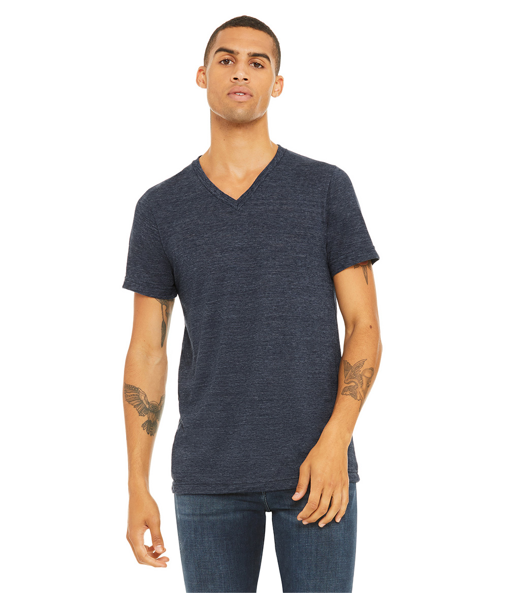 Unisex Textured V-Neck Tee | Staton-Corporate-and-Casual