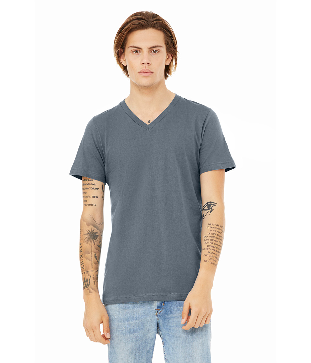 Unisex Jersey V-Neck Tee | Staton-Corporate-and-Casual