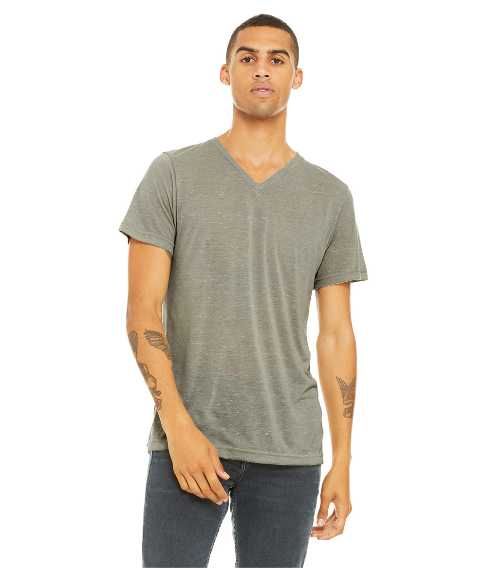 Unisex Textured V-Neck Tee | Staton-Corporate-and-Casual