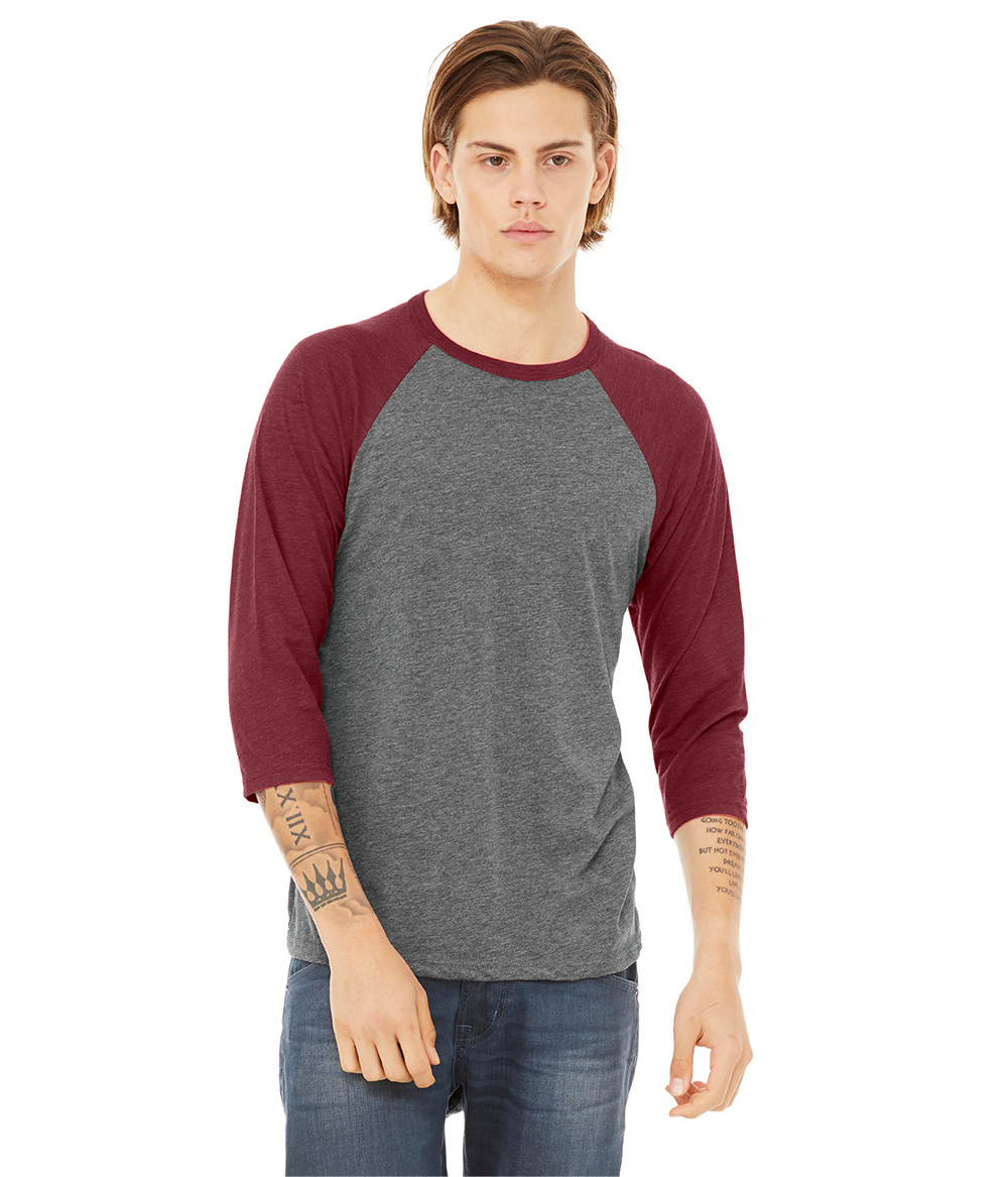 Unisex 3/4 Sleeve Baseball Tee | Staton-Corporate-and-Casual