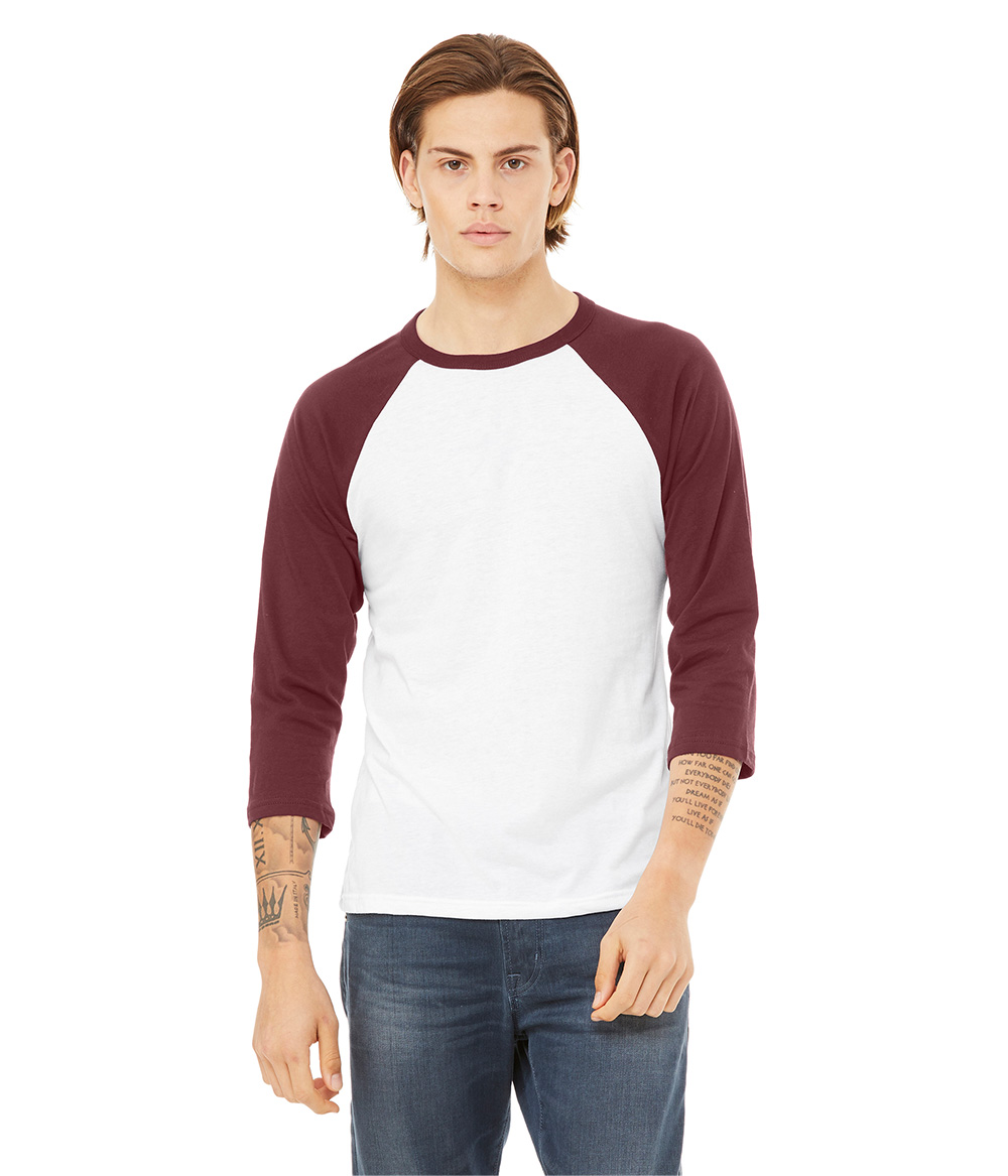 Unisex 3/4 Sleeve Baseball Tee | Staton-Corporate-and-Casual