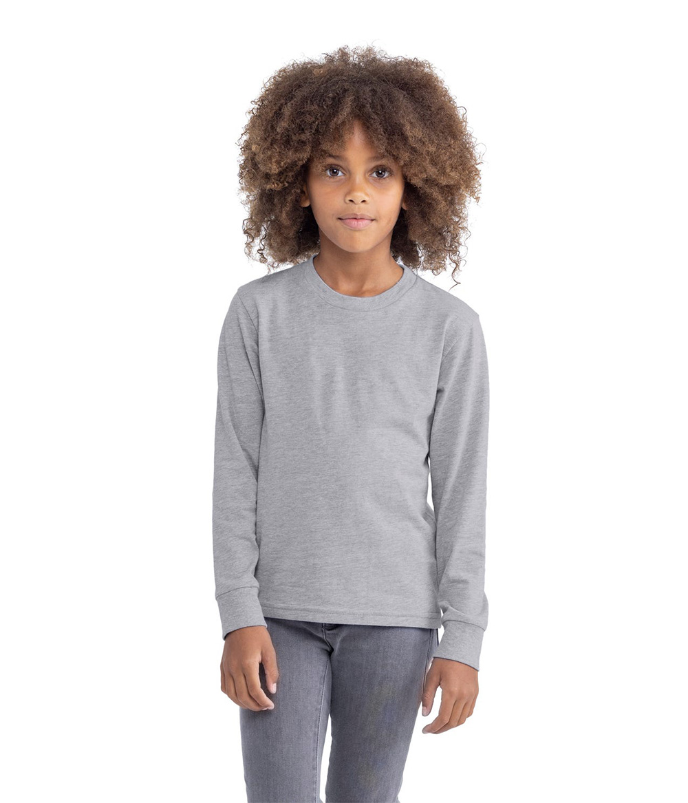 Youth Cotton Long Sleeve Tee | Staton-Corporate-and-Casual
