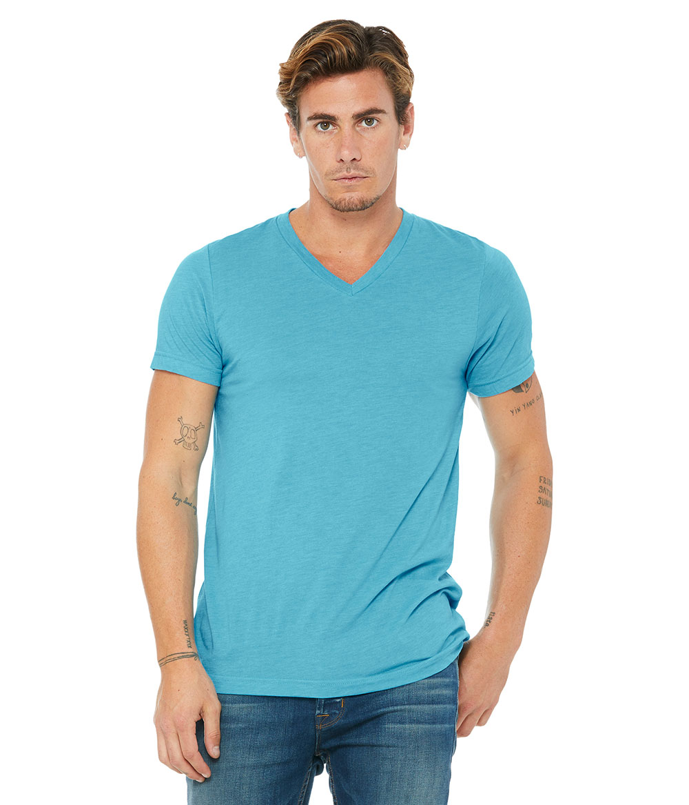 Unisex Triblend V-Neck | Staton-Corporate-and-Casual