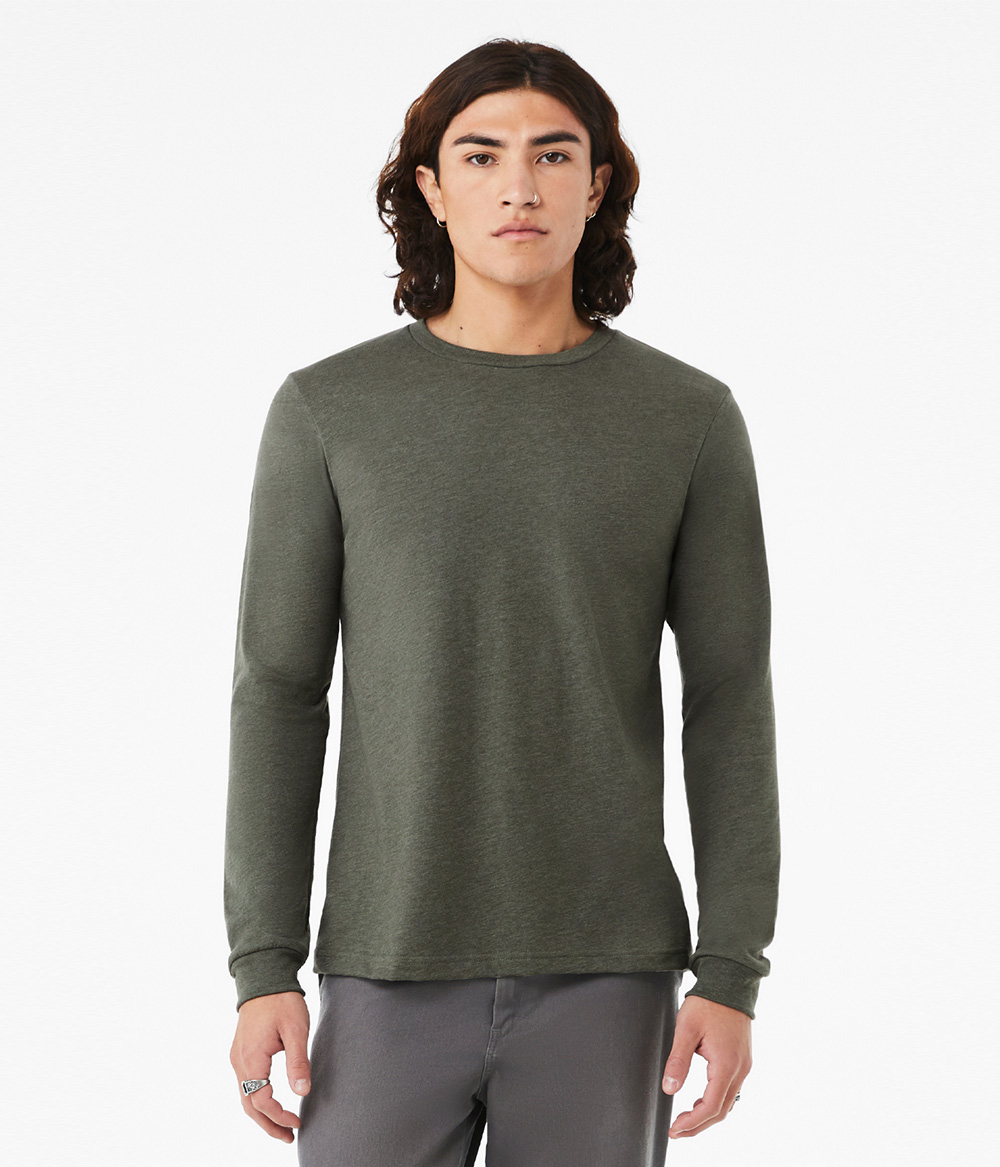 Unisex CVC Long Sleeve Tee | Staton-Corporate-and-Casual