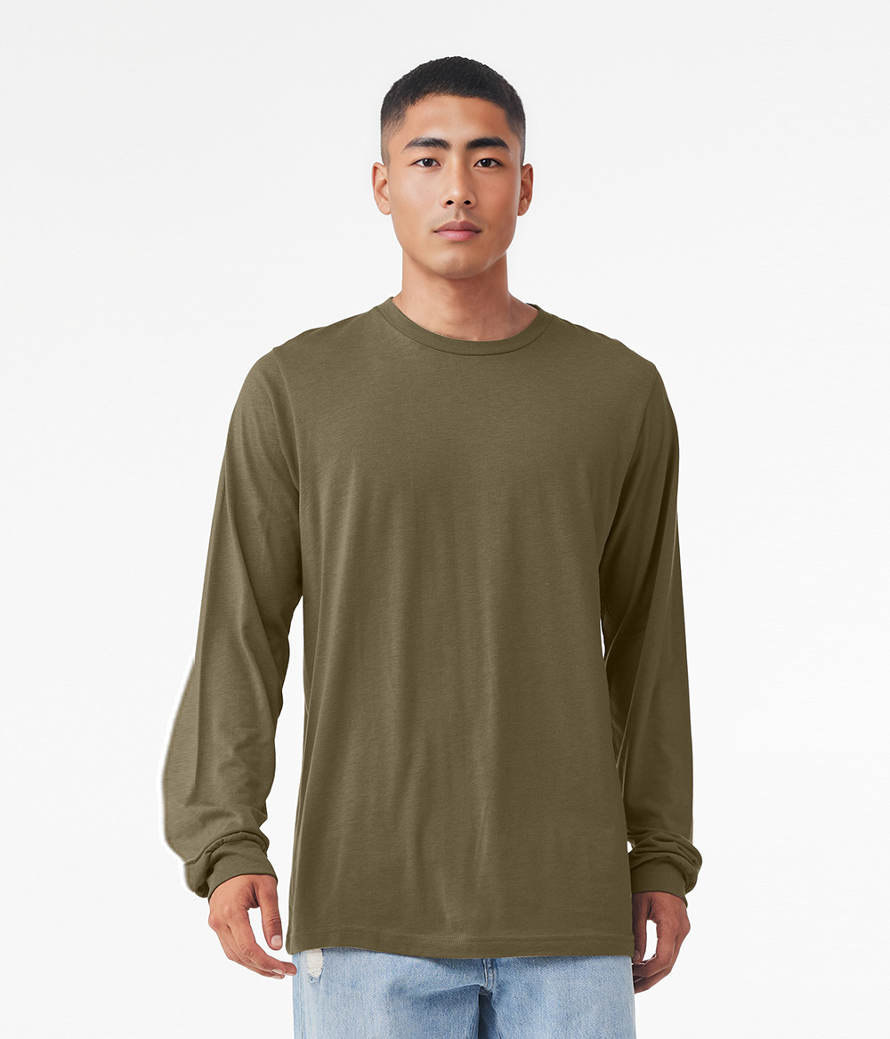Unisex CVC Long Sleeve Tee | Staton-Corporate-and-Casual