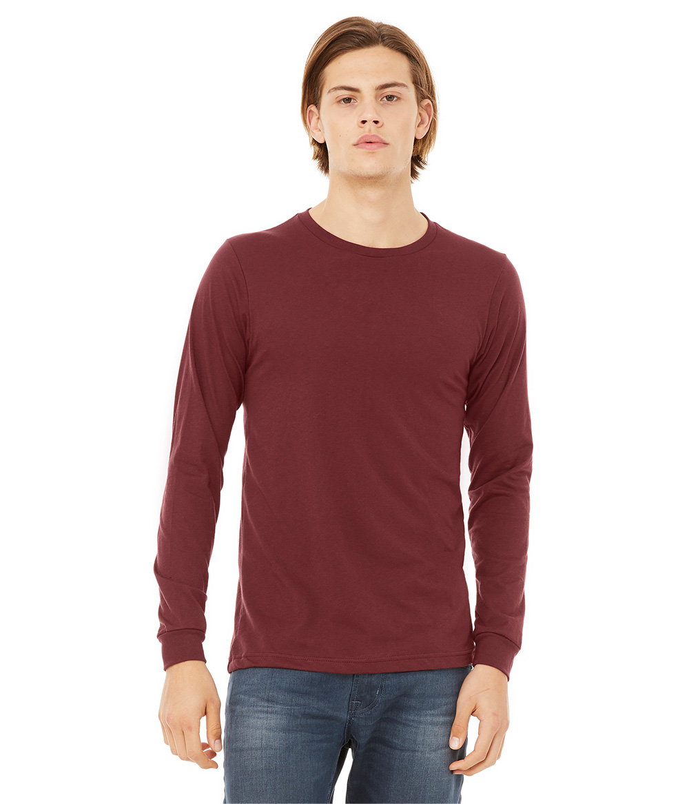 Unisex CVC Long Sleeve Tee | Staton-Corporate-and-Casual