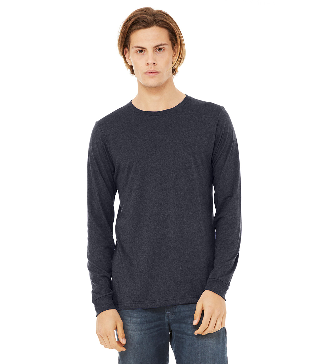 Unisex CVC Long Sleeve Tee | Staton-Corporate-and-Casual