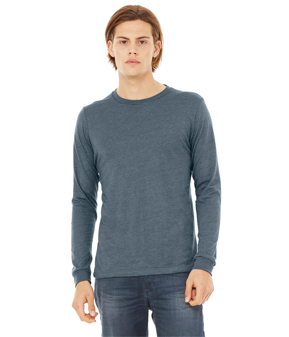Unisex CVC Long Sleeve Tee | Staton-Corporate-and-Casual