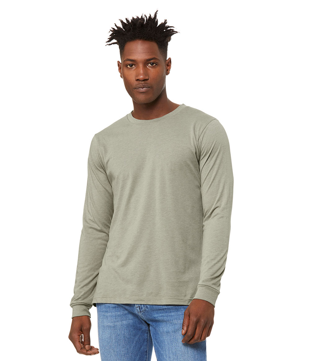 Unisex CVC Long Sleeve Tee | Staton-Corporate-and-Casual
