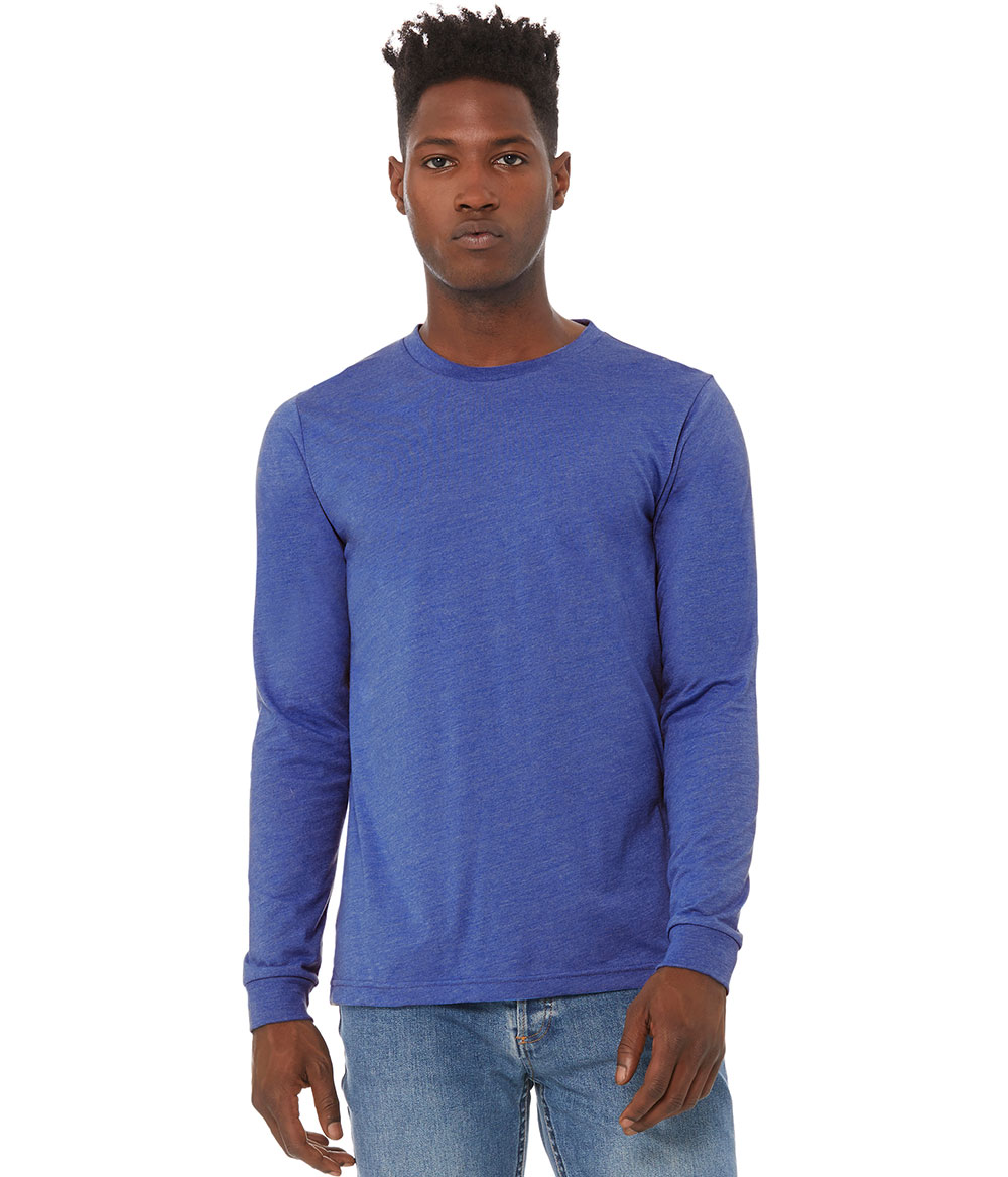 Unisex CVC Long Sleeve Tee | Staton-Corporate-and-Casual