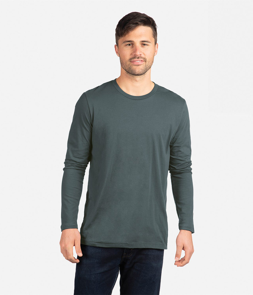 Unisex Cotton Long Sleeve Crew | Staton-Corporate-and-Casual