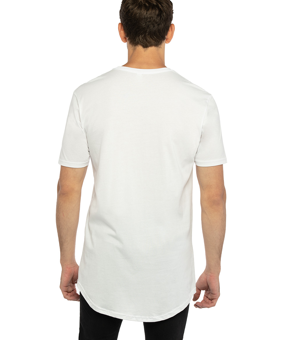Cotton Long Body T-Shirt | Staton-Corporate-and-Casual