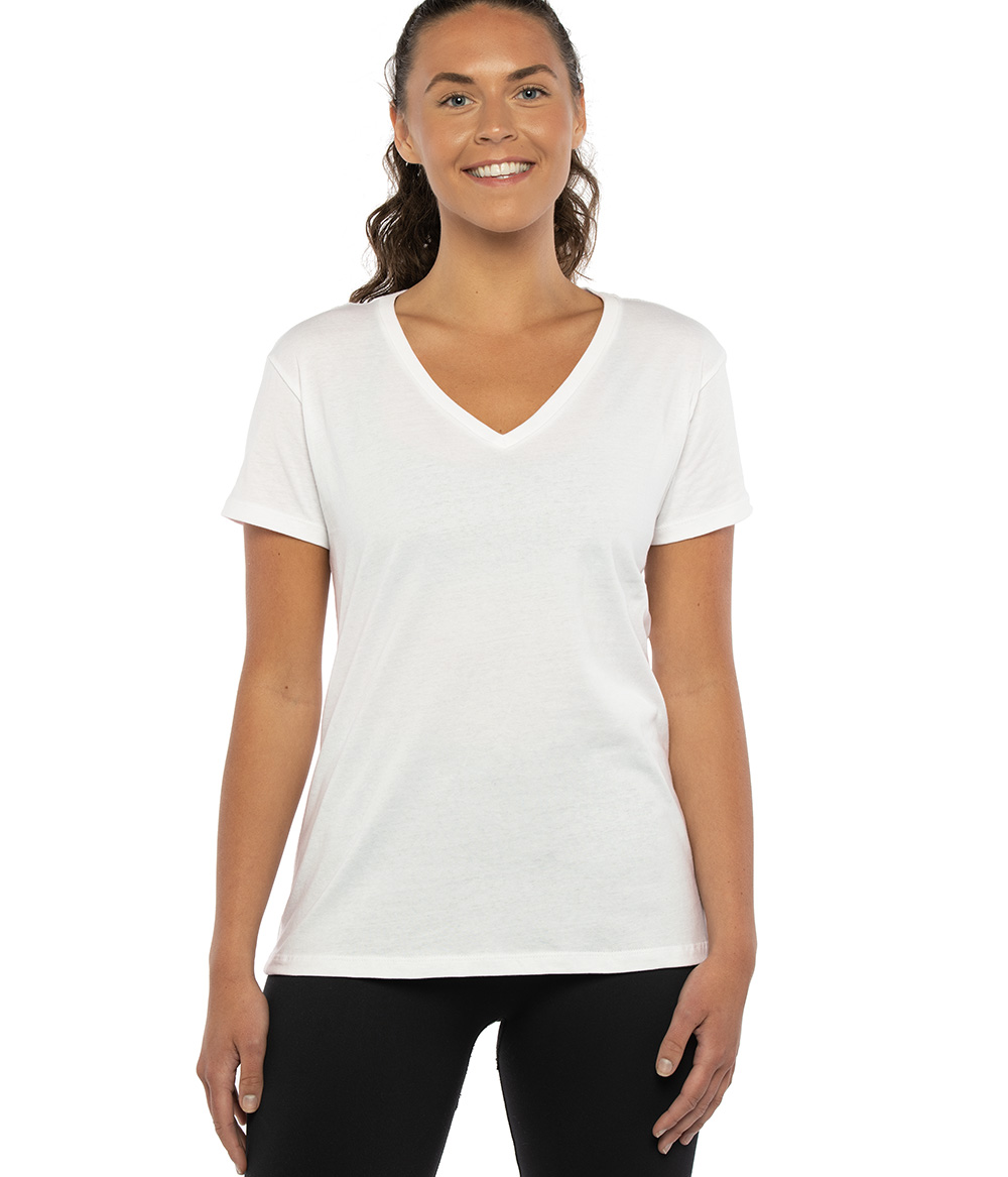 Womens Cotton V-Neck | Staton-Corporate-and-Casual