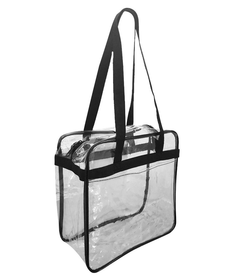 Clear Zippered Tote | Staton-Corporate-and-Casual