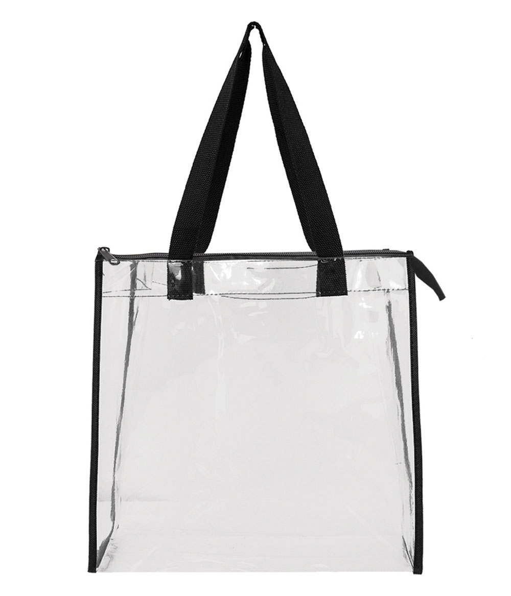 Clear Zippered Tote | Staton-Corporate-and-Casual