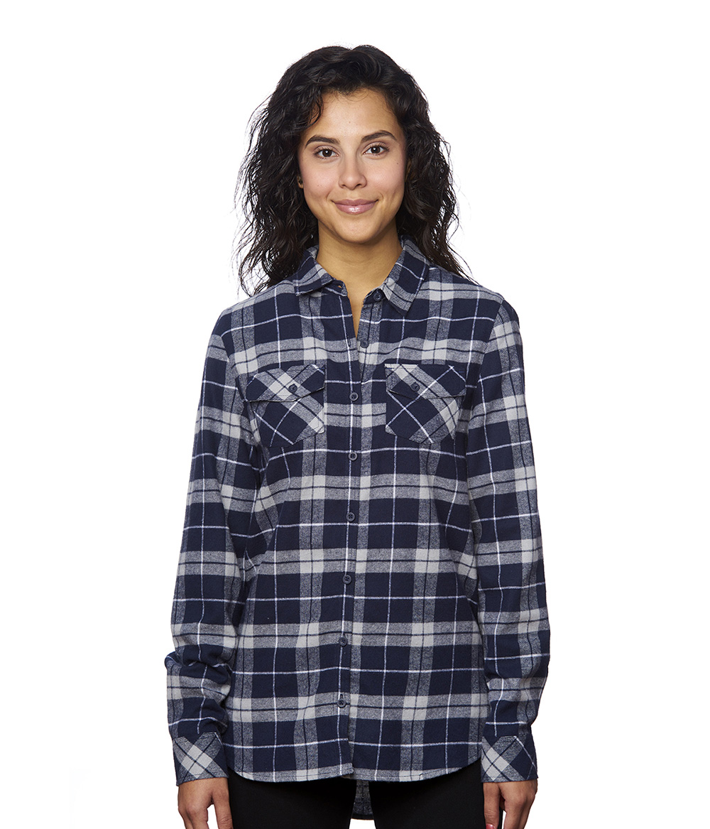 Ladies Long Sleeve Flannel | For-Sportswear