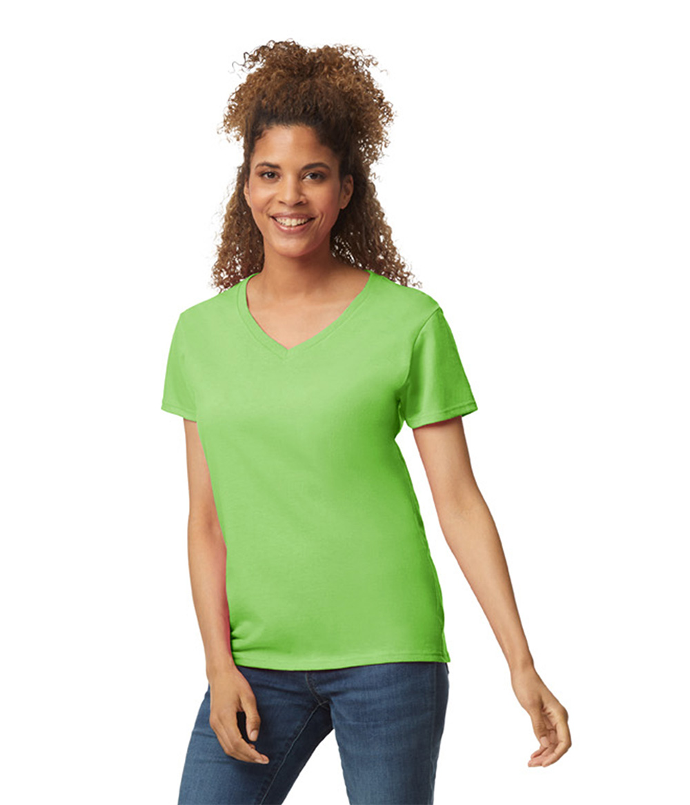 Heavy Cotton Womens V-Neck | Staton-Corporate-and-Casual