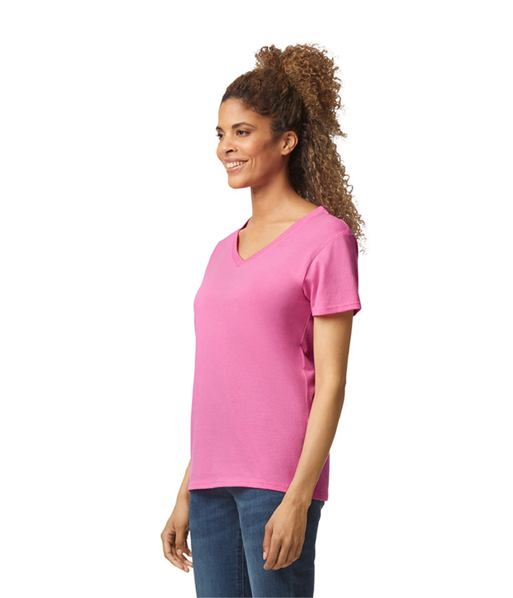 Heavy Cotton Womens V-Neck | Staton-Corporate-and-Casual