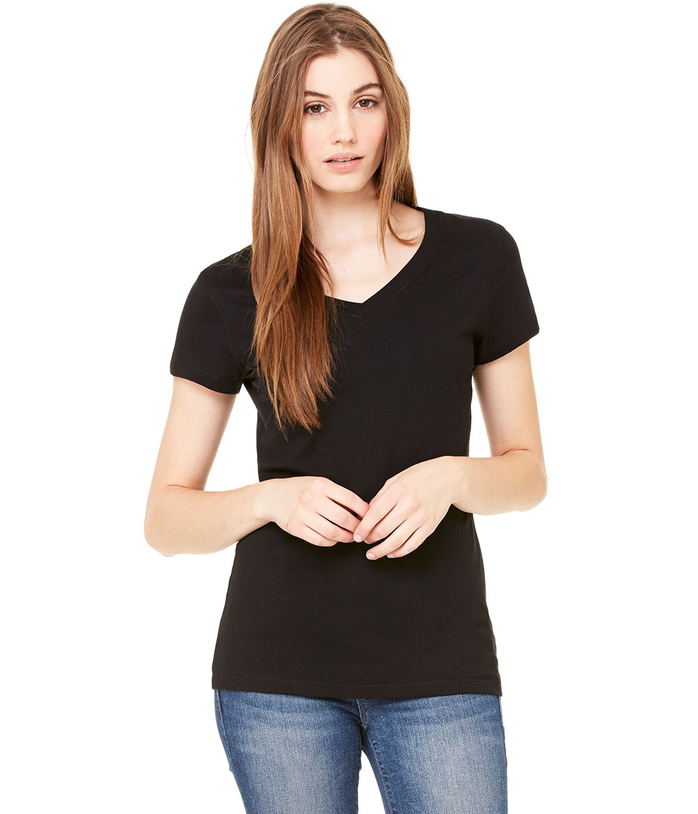 Womens Jersey V-Neck Tee | Staton-Corporate-and-Casual