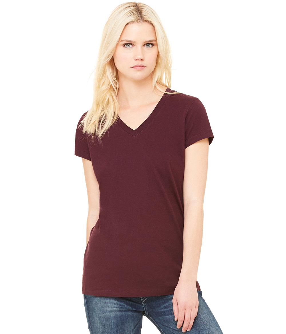 Womens Jersey V-Neck Tee | Staton-Corporate-and-Casual