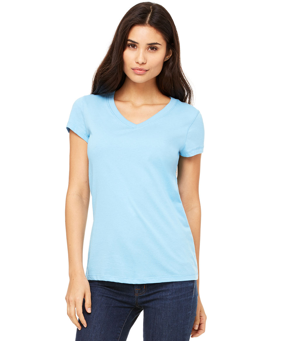 Womens Jersey V-Neck Tee | Staton-Corporate-and-Casual