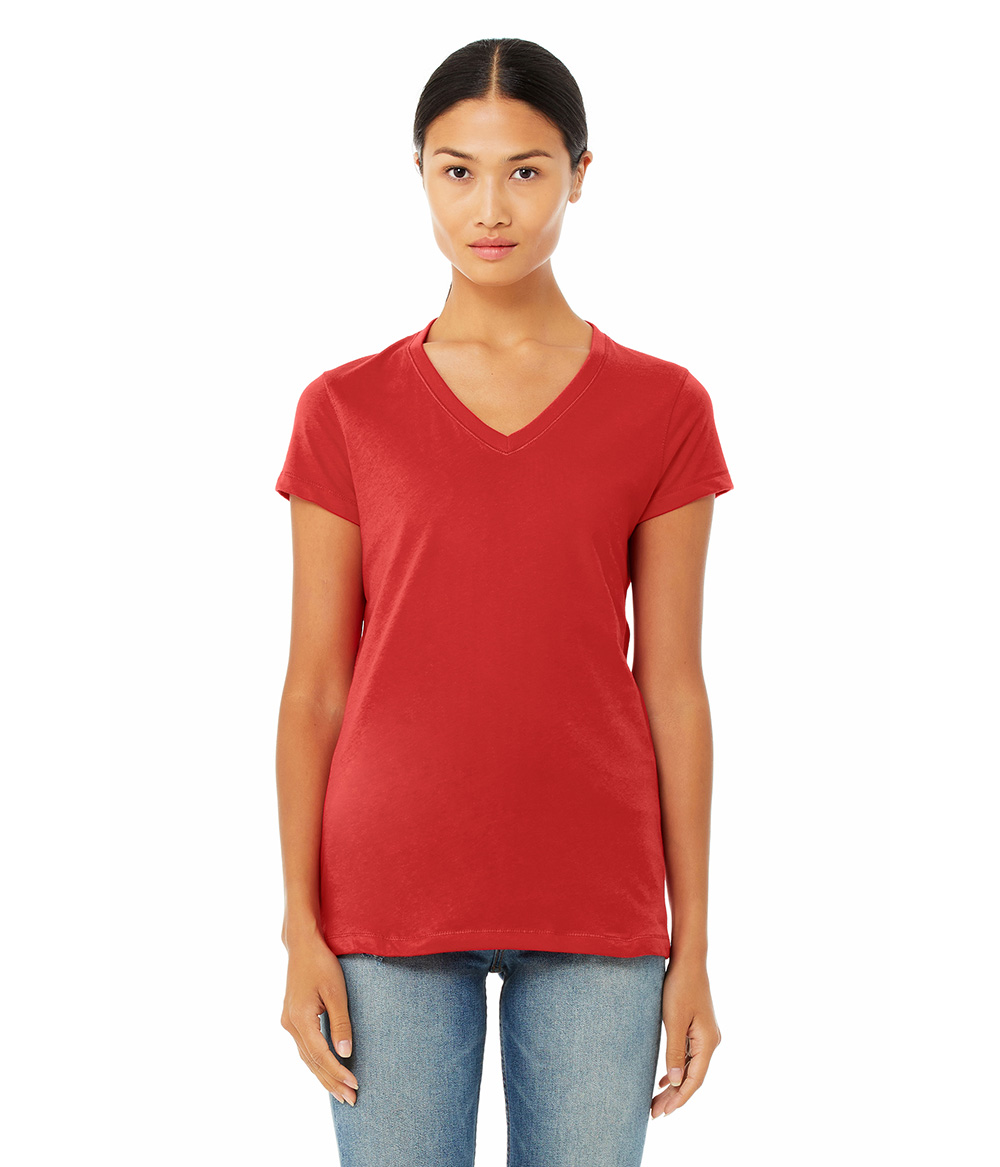 Womens Jersey V-Neck Tee | Staton-Corporate-and-Casual