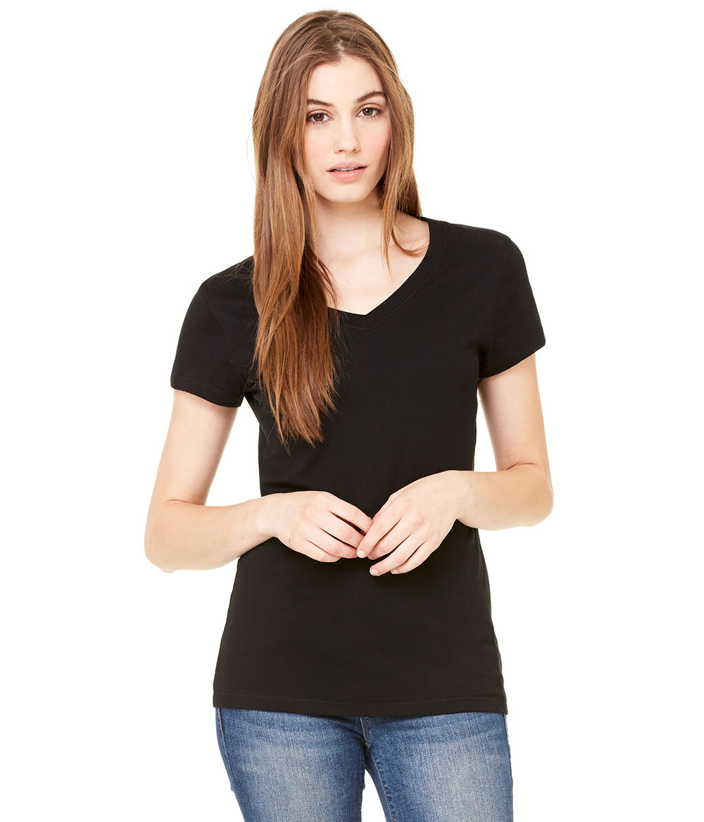 Womens Jersey V-Neck Tee | Staton-Corporate-and-Casual