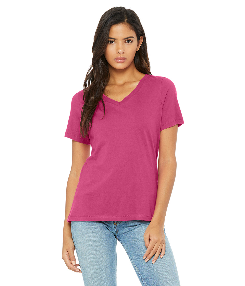 Womens Relaxed Jersey V-Neck | Staton-Corporate-and-Casual