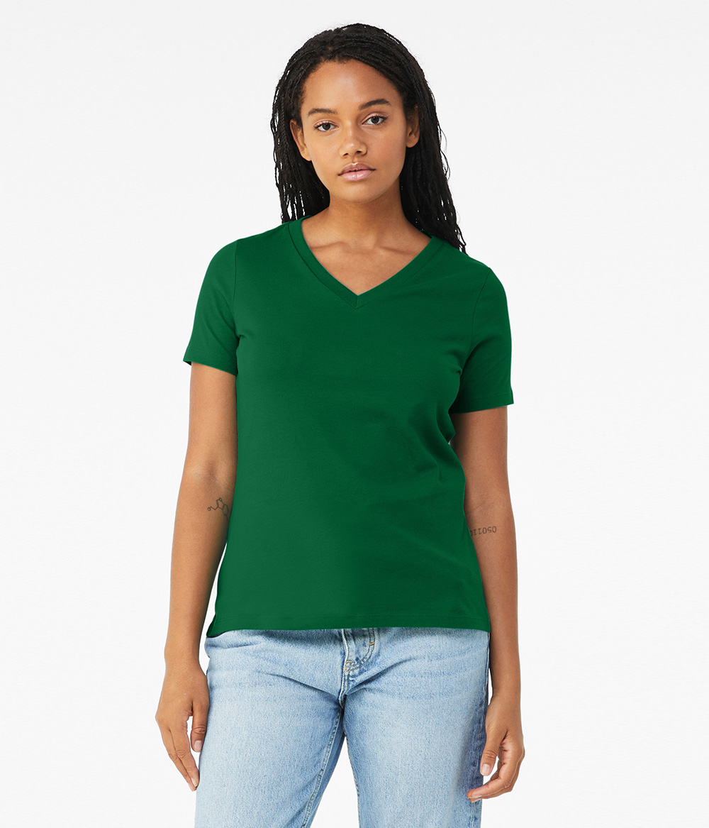 Womens Relaxed Jersey V-Neck | Staton-Corporate-and-Casual