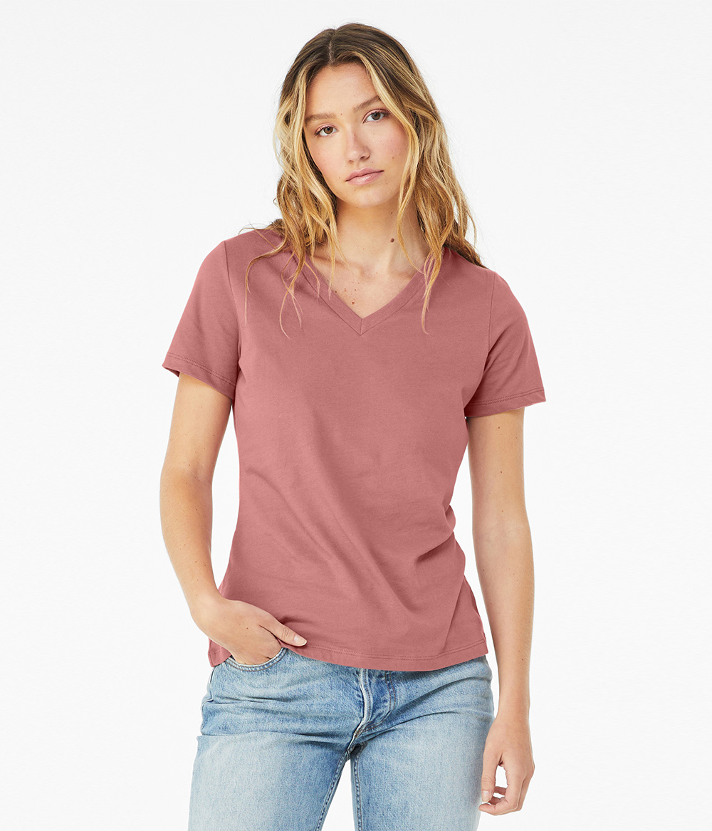 Womens Relaxed Jersey V-Neck | Staton-Corporate-and-Casual