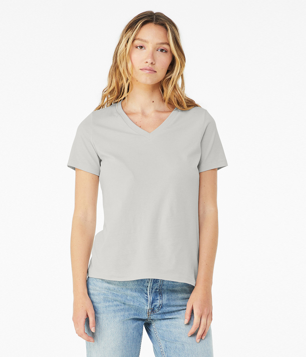 Womens Relaxed Jersey V-Neck | Staton-Corporate-and-Casual