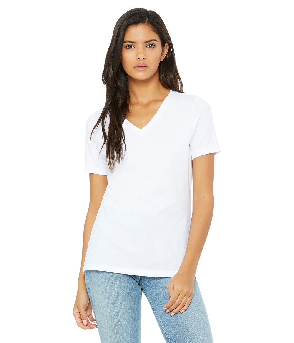 Womens Relaxed Jersey V-Neck | Staton-Corporate-and-Casual