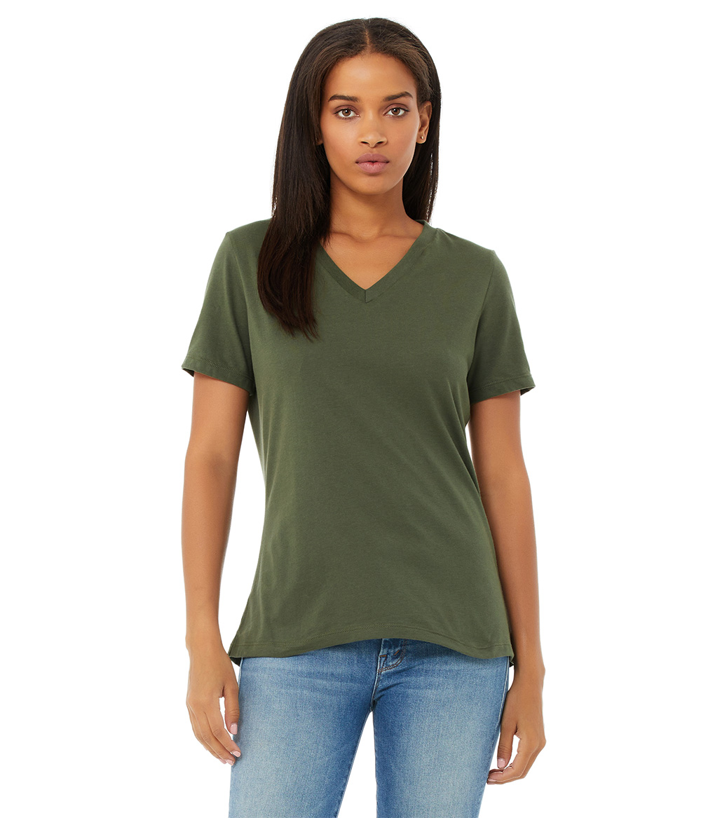 Womens Relaxed Jersey V-Neck | Staton-Corporate-and-Casual
