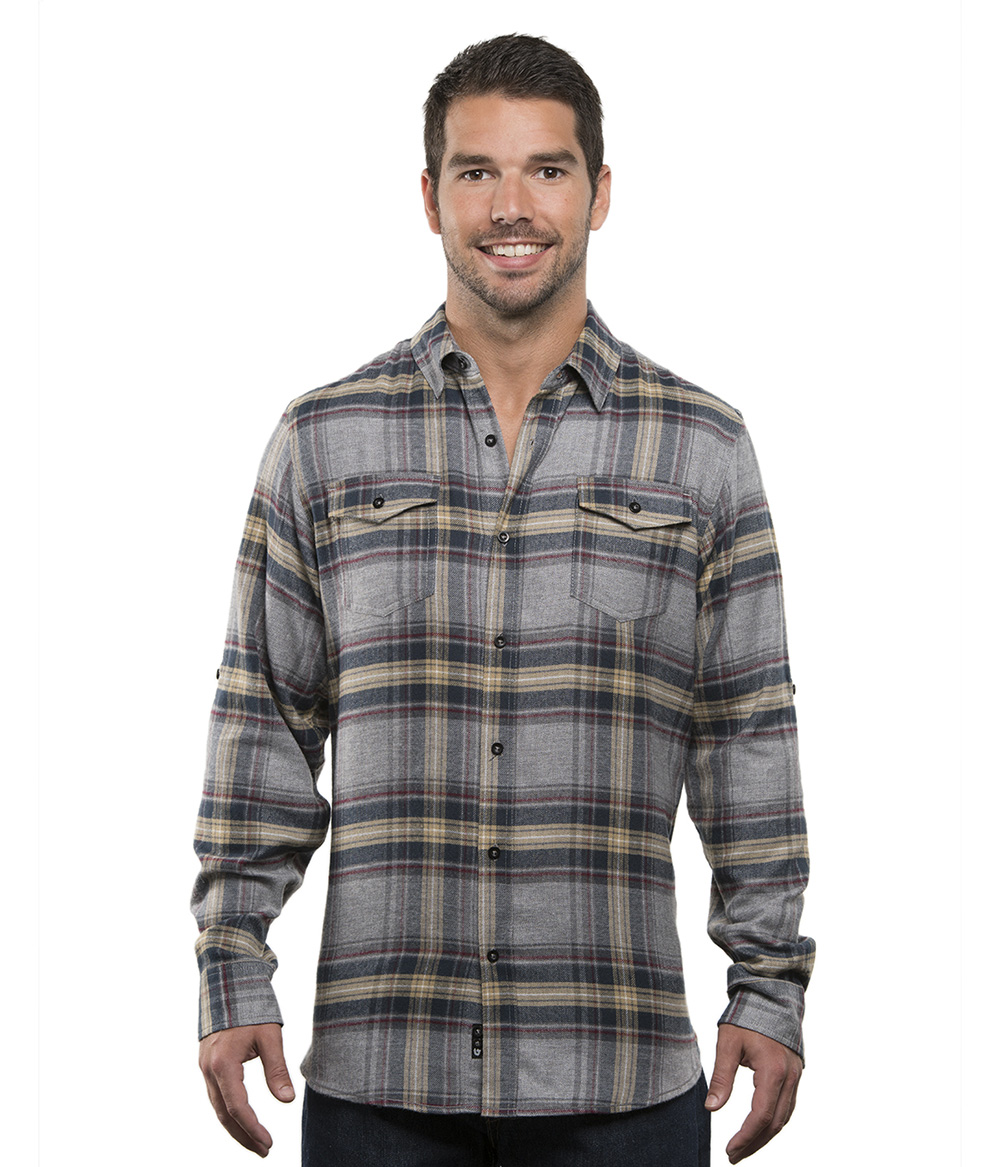 Mens Long Sleeve Plaid Flannel | Staton-Corporate-and-Casual