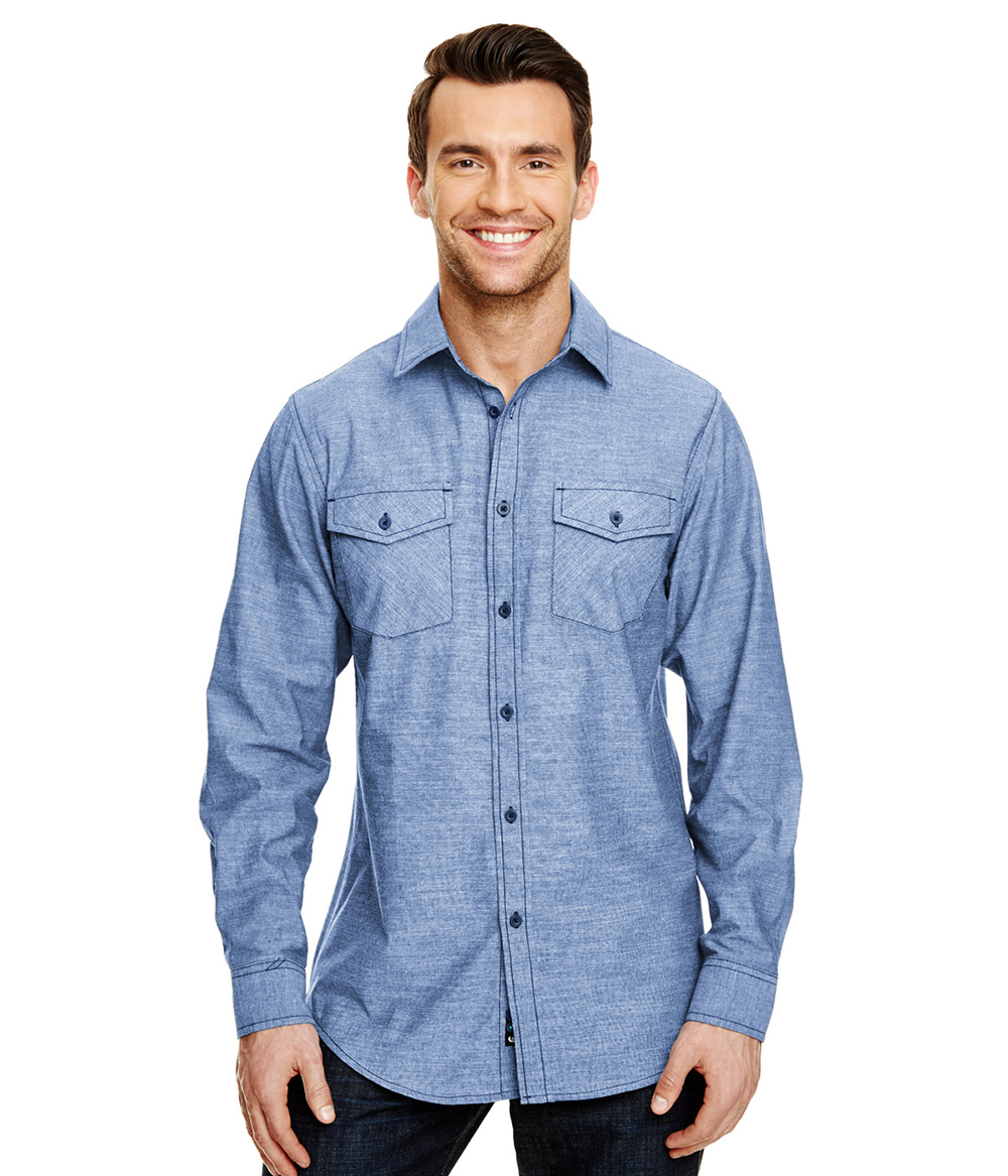 Mens Long Sleeve Chambray | Staton-Corporate-and-Casual