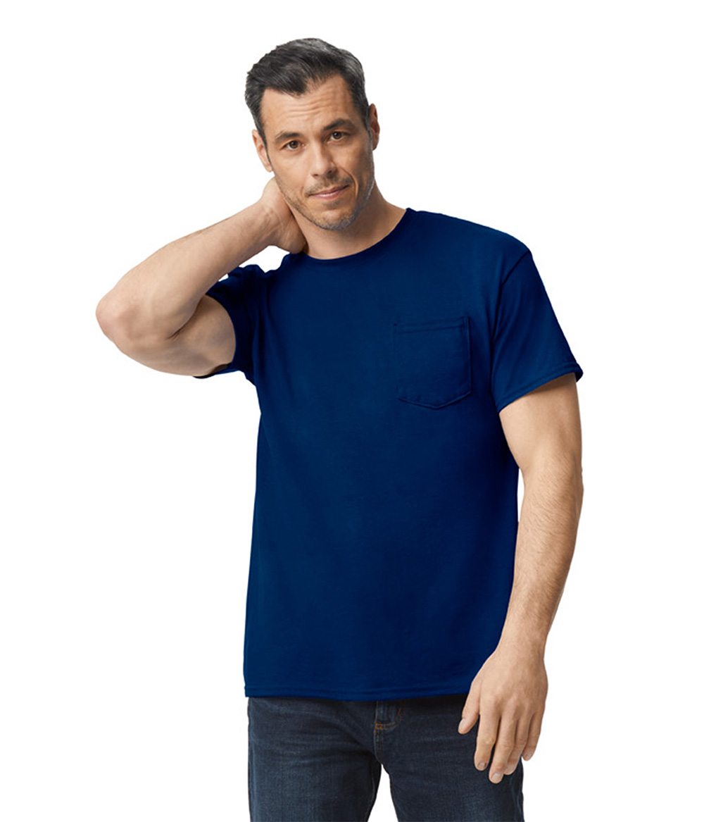 DryBlend Adult Tee With Pocket | Staton-Corporate-and-Casual