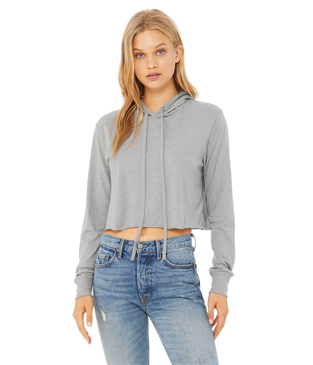 Womens Triblend Cropped Hoodie | Staton-Corporate-and-Casual