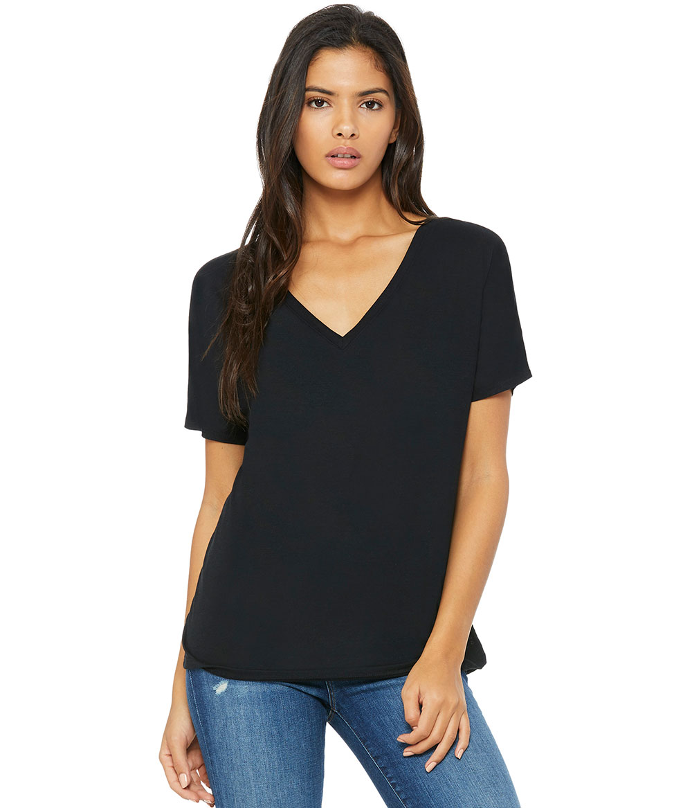 Womens Slouchy V-Neck Tee | Staton-Corporate-and-Casual