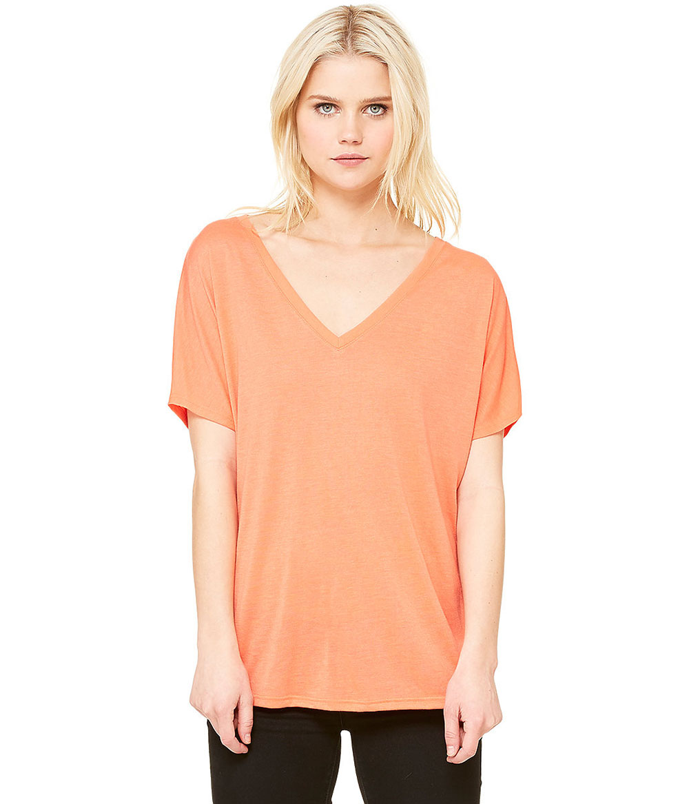 Womens Slouchy V-Neck Tee | Staton-Corporate-and-Casual