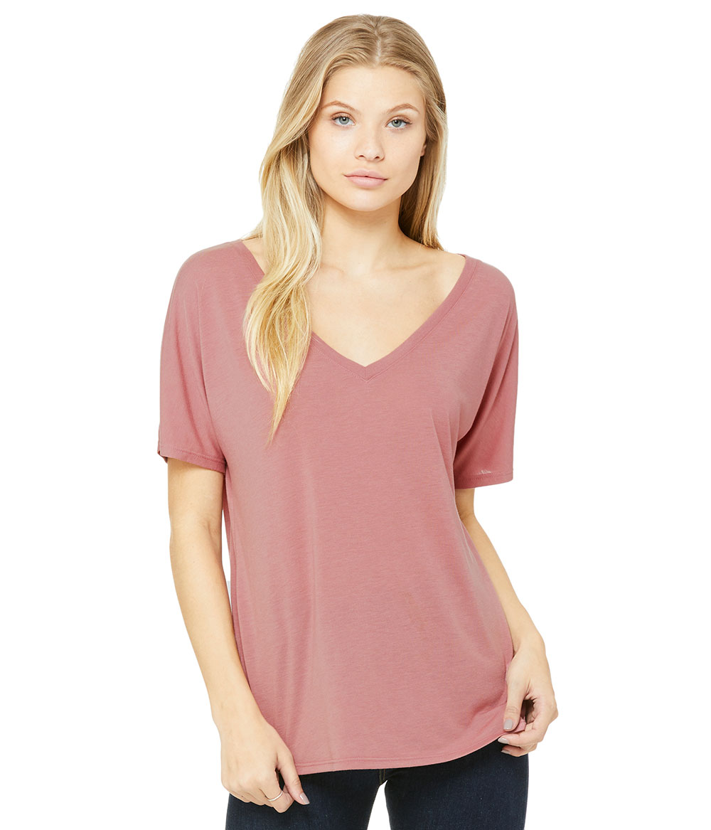 Womens Slouchy V-Neck Tee | Staton-Corporate-and-Casual
