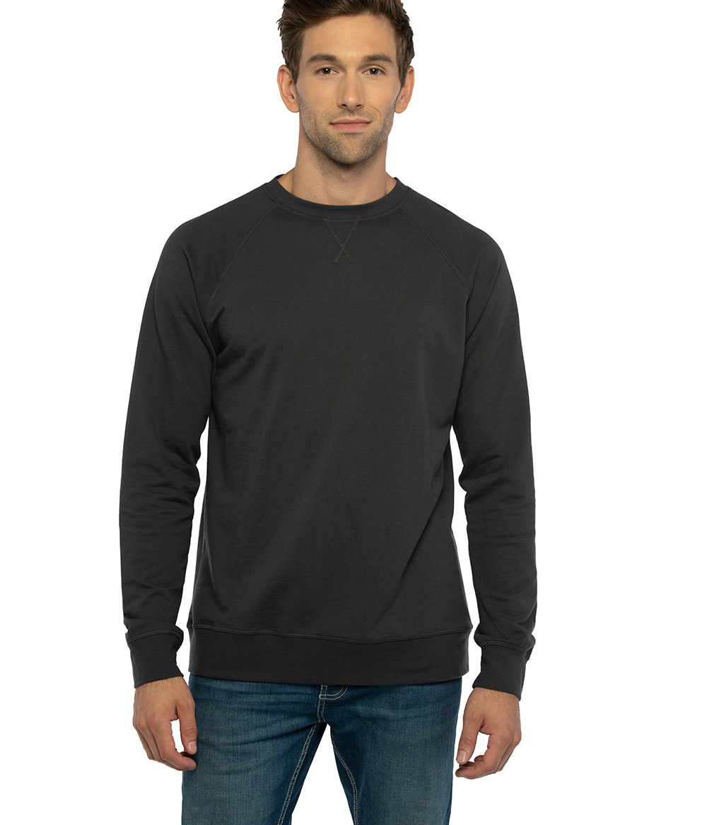 Meadow Raglan Crewneck Asphalt
