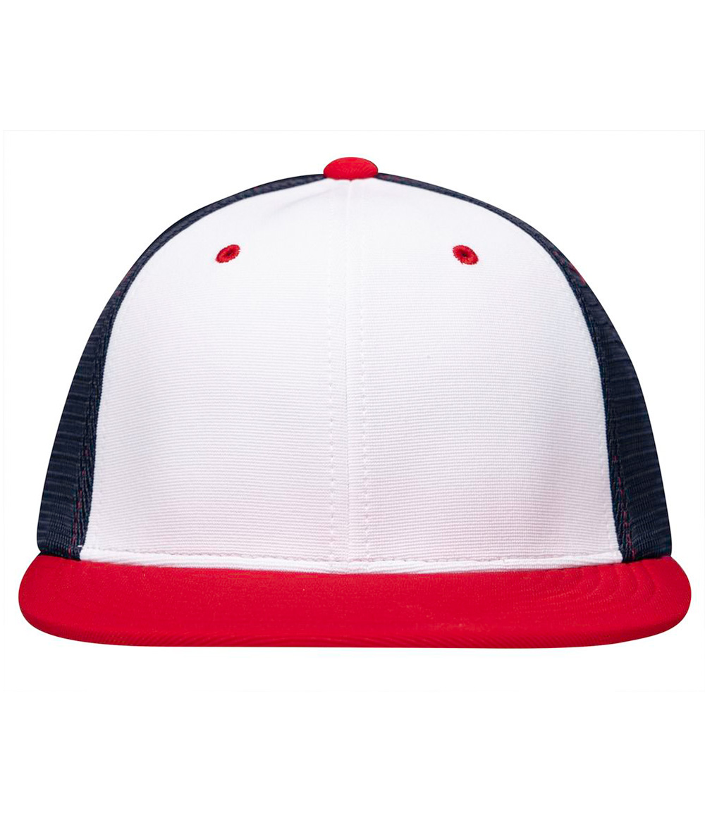 Pacific Headwear Premium M2 Performance Trucker Flexfit Cap - Mens Baseball Hat, Breathable Mesh, Shapeable Visor