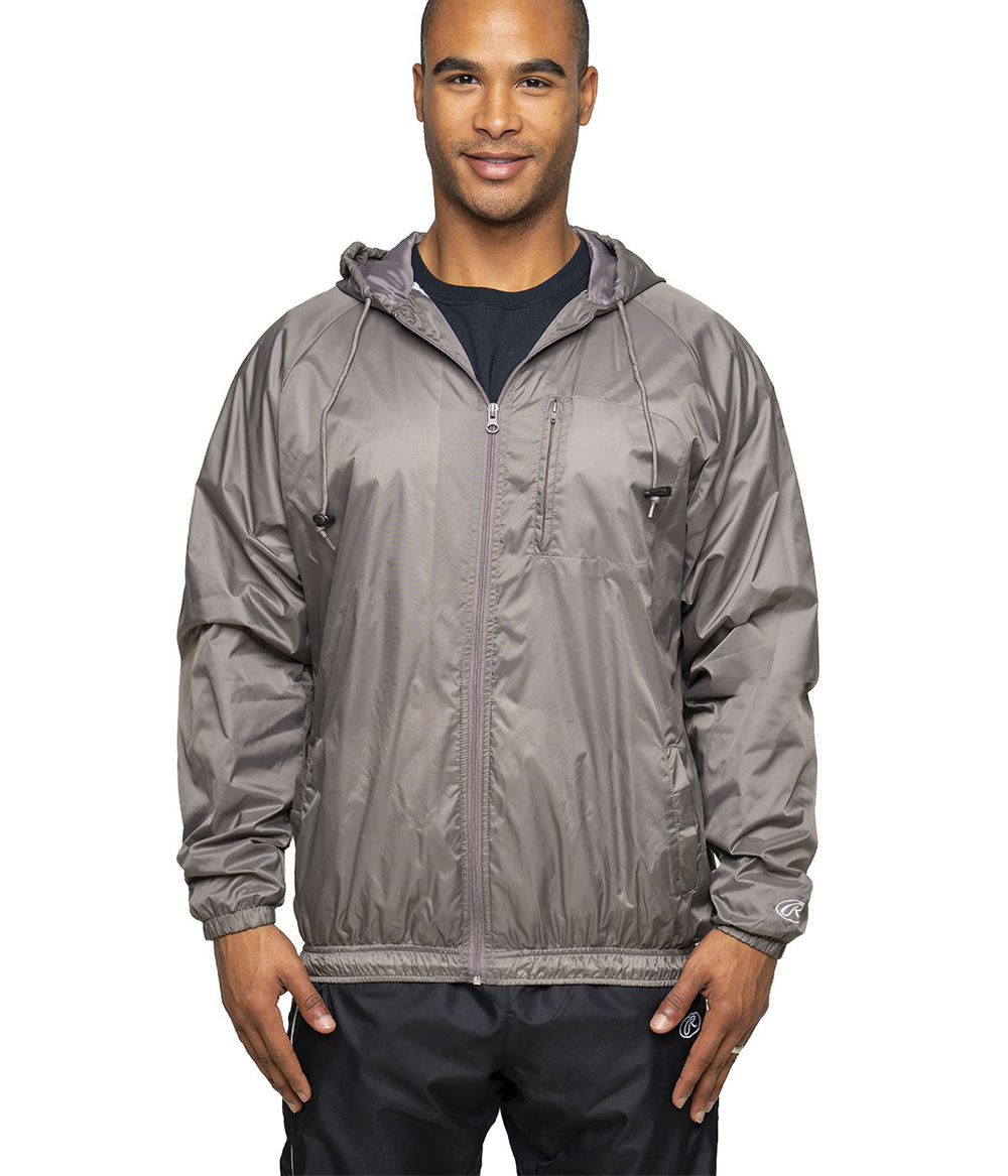 Full Zip Hooded Nylon Jacket | For-Sportswear