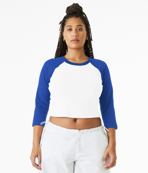 Micro Ribbed Raglan Baby Tee