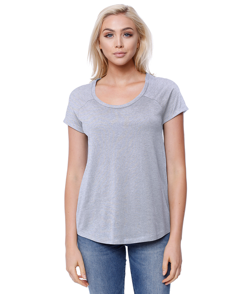 Womens CVC Loose Raglan