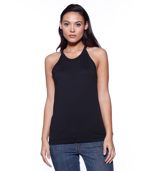 Womens CVC Halter Tank Top