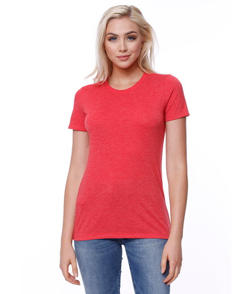 Womens Triblend Crew Neck Tee | Staton-Corporate-and-Casual