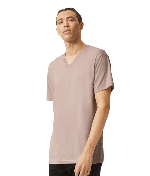 CVC Unisex V-Neck T-Shirt | Staton-Corporate-and-Casual