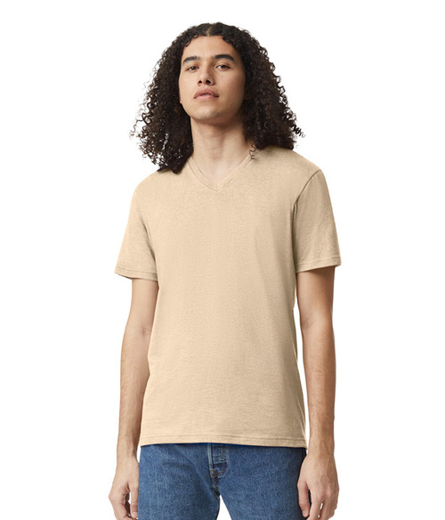 CVC Unisex V-Neck T-Shirt | Staton-Corporate-and-Casual